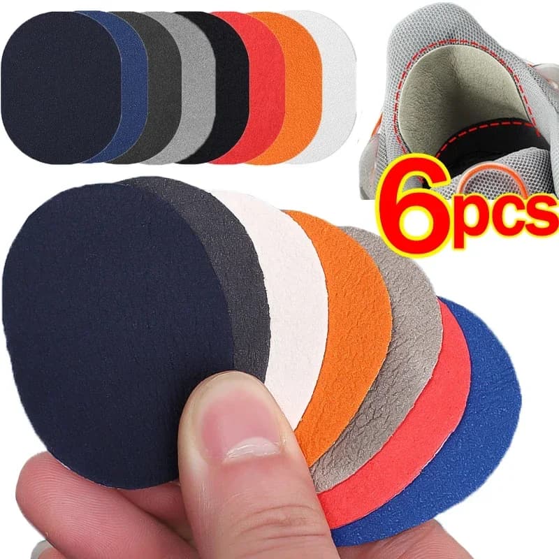 6PCS/set Sports Shoes Patches Vamp Repair Subsidy Shoe Insoles Patch Sneakers Heel Protector Adhesive Patch Repair Shoes Heel