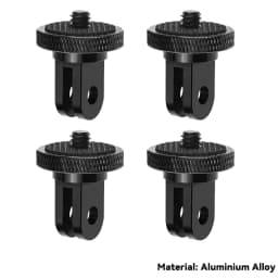 1/4 Inch Screw Tripod Adapter 360 Rotating Mount Holder For Go Pro 13 12 11 10 9 Insta 360 X5 X4 DJI OSMO 360 Camera Accessories