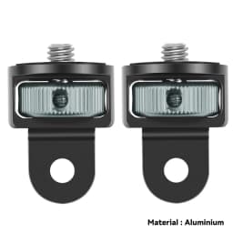 1/4 Inch Screw Tripod Adapter 360 Rotating Mount Holder For Go Pro 13 12 11 10 9 Insta 360 X5 X4 DJI OSMO 360 Camera Accessories