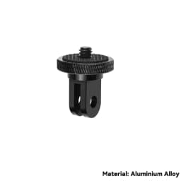 1/4 Inch Screw Tripod Adapter 360 Rotating Mount Holder For Go Pro 13 12 11 10 9 Insta 360 X5 X4 DJI OSMO 360 Camera Accessories
