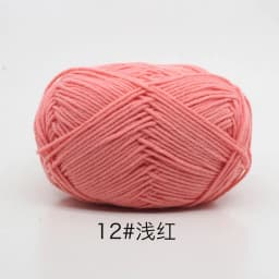 40-50g/Set 4ply Milk Cotton(80%) Knitting Yarn Needlework Dyed Lanas For Crochet Craft Sweater Hat Dolls At Low Price