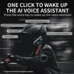 Y10 Bluetooth 5.3 Helmet Headset Wireless Hands-free Call Phone Kit Motorcycle Waterproof Earphone Music Player Speaker for Moto