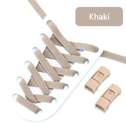 No Tie Shoe Laces Press Lock Shoelaces Without Ties Elastic Laces Sneaker Kids Adult 8MM Widened Flat Shoelace for Shoes