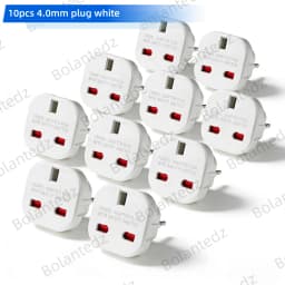 1pcs UK to EU Socket Adapter 220V Euro Travel Plug Converter AC Wall Charger Power Adapter UK British Adapter Electrical Outlets