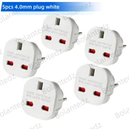1pcs UK to EU Socket Adapter 220V Euro Travel Plug Converter AC Wall Charger Power Adapter UK British Adapter Electrical Outlets