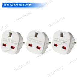 1pcs UK to EU Socket Adapter 220V Euro Travel Plug Converter AC Wall Charger Power Adapter UK British Adapter Electrical Outlets