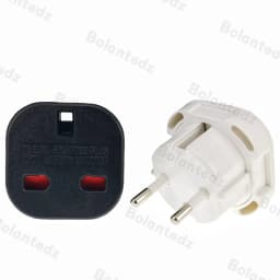 1pcs UK to EU Socket Adapter 220V Euro Travel Plug Converter AC Wall Charger Power Adapter UK British Adapter Electrical Outlets