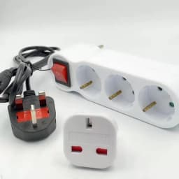 1pcs UK to EU Socket Adapter 220V Euro Travel Plug Converter AC Wall Charger Power Adapter UK British Adapter Electrical Outlets