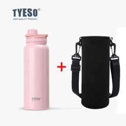 TYESO Thermos Bottle Car Insulated Flask Water Tumbler for Outdoor Sports Travel Vacuum Flasks Stainless Steel Thermal Cup