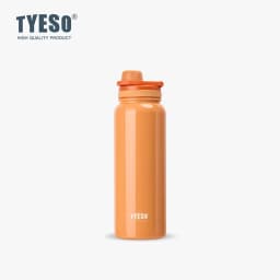 TYESO Thermos Bottle Car Insulated Flask Water Tumbler for Outdoor Sports Travel Vacuum Flasks Stainless Steel Thermal Cup