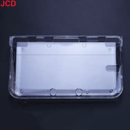 JCD Plastic Clear Crystal Shell Skin Case Cover For 3DS 3DS XL LL New 3DS New 3DS XL/LL Game Console With Screen Protective Film