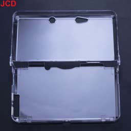 JCD Plastic Clear Crystal Shell Skin Case Cover For 3DS 3DS XL LL New 3DS New 3DS XL/LL Game Console With Screen Protective Film