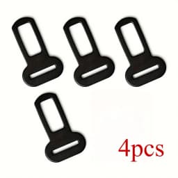 2/4 Pet Seat Belt Adapters - Car Metal Clips for Pet Leashes, Compatible with Truck & Car Seats