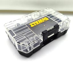 DEWALT TSTAK Tough Case Black Medium Stackable Removable Dustproof Drill Bits Accessories 148*85*40mm Storage Tool Box 1PCS