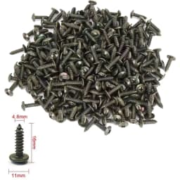10/200pcs Car Metal Screw Clips Set U-Type Fastener Clip with Screw Anti-rust Fender Bumper Protection Buckle Iron Sheet Screw