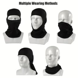 Tactical Windproof Balaclava for Bicycle Riding, Full Cover, Outdoor Hunting, Hiking Head, Warm Shield, Ski Scarf