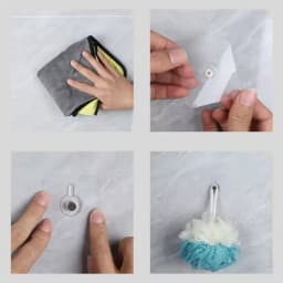 Self-Adhesive Hook Strong Adhesive Picture Frame Nails Hooks Transparent Seamless Wall Hangers Hanging Clock Wall Sticker Holder