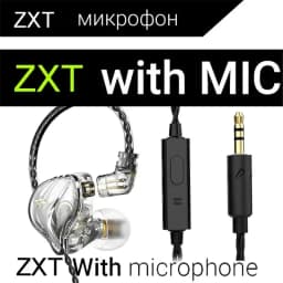 QKZ AK3 FiLe Wired Earphone with Microphone HiFi Music Monitor Bass Headphones Noise Cancelling Headset For Sport Gaming Earbuds