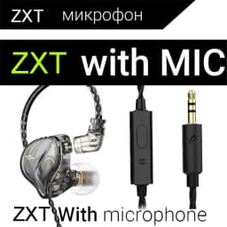 QKZ AK3 FiLe Wired Earphone with Microphone HiFi Music Monitor Bass Headphones Noise Cancelling Headset For Sport Gaming Earbuds