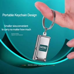 1pcs Nail Clippers Collapsible Portable Travel Fingernail Nail Scissors Cutter Stainless Steel Manicure Tools