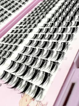 High-Capacity Individual Lashes 12/13/14mm Cluster Lashes Fluffy Natural Look DIY Eyelash Extension False Eyelashes Makeup