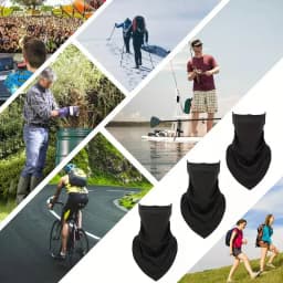 Breathable Scarf Half Face Mask Summer Quick-drying Neck Gaiter Cover Hanging Ear Sun Protection Bandana Neckerchief Headwear