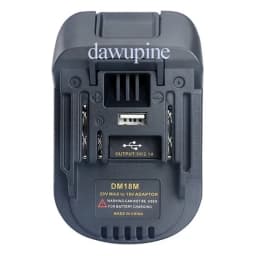 DM18M Converter Adapter For Milwaukee For M18 For Dewalt 20V Li-ion Battery For Makita 18V Power Tools USB Power Bank Charger