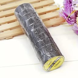 10pcs High-Temp Black Rubber Electrical Tape - Durable, Flexible Insulating Adhesive for Industrial, Home & Mechanics Use