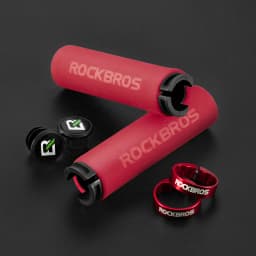 ROCKBROS Cycling Grips Anti-skid Shockproof Sponge Handlebar Grips MTB Road Bike Grips Ultraight Cycling Handlebars
