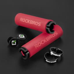 ROCKBROS Cycling Grips Anti-skid Shockproof Sponge Handlebar Grips MTB Road Bike Grips Ultraight Cycling Handlebars