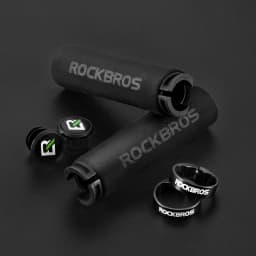 ROCKBROS Cycling Grips Anti-skid Shockproof Sponge Handlebar Grips MTB Road Bike Grips Ultraight Cycling Handlebars