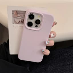 Dopamine-Inspired Silicone Solid Color Simple Fashion Phone Case for iPhone 18 17 Pro 16 Plus 16 18 Pro Max 15 14 13 12 11 Cover