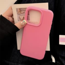 Dopamine-Inspired Silicone Solid Color Simple Fashion Phone Case for iPhone 18 17 Pro 16 Plus 16 18 Pro Max 15 14 13 12 11 Cover