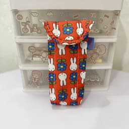Kawaii Miffy Glasses Storage Bag Cute Rabbit Sunglasses Cartoon Sunglasses Protective Bag with Magnetic Attraction Gift Toy
