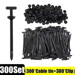 500PCS Nylon Cable Zip Self-Locking Heavy Duty Zip Ties Indoor & Outdoor General Purpose Cable Tie Buckles Releasable UV Resista