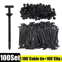 500PCS Nylon Cable Zip Self-Locking Heavy Duty Zip Ties Indoor & Outdoor General Purpose Cable Tie Buckles Releasable UV Resista