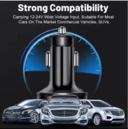 350W USB Car Charger PD QC3.0 USB C Car Phone Charger Type C Adapter for iPhone Samsung Huawei Xiaomi Quick Charge ﻿