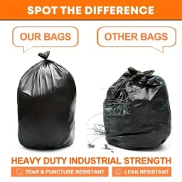 20/50/100PCS Thickened Black Large Capacity Garbage Bags Kitchen Hotel Cleaning Oversized Disposable Trash Bag