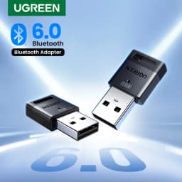 USB Bluetooth Adapter, Bluetooth 6.0 Dongle for PC Windows 11/10/8.1, Receiver & Transmitter for Keyboard/Mouse