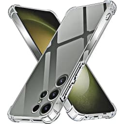 Shockproof Clear Silicone Soft Case For Samsung S25 S24 S23 S22 S21 Ultra plus note20 Galaxy S 23 22 21 FE + Phone Cases Cover
