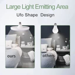 1PC 220V LED Bulb E27 Base Household Energy Saving Lamp 20W 30W 40W 60W 100W Indoor Lighting Flying Saucer Light Ampoule E27