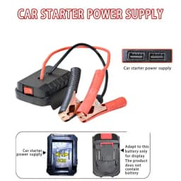 Portable Car Battery Jump Starter Jump Box Lithium Battery Converter - Compact Power Pack for Emergency Vehicle Starting