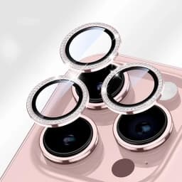 Bling Glitter Diamond Camera Lens Protector Case For iPhone 18 17 16 15 14 13 12 11Pro Max Plus Ultra Fold Sreen Protectors Film
