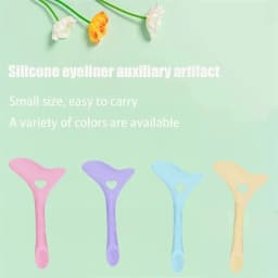 Wholesale Multi-functional Eyeliner Stencil Wing Tips Silicone Eyeliner Aid Drawing Lipstick Wearing Aid Reusable Makeup Tools