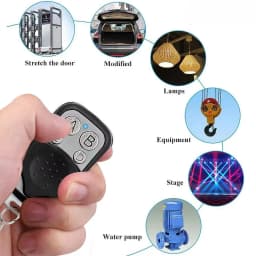 433MHZ Remote Control 4 Button Remote Controller Duplicator Universal Garage Door Opener Clone Rolling Code for Gate Garage Door