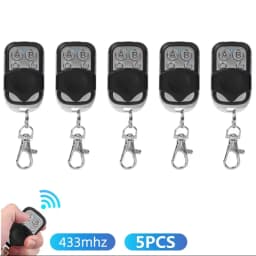 433MHZ Remote Control 4 Button Remote Controller Duplicator Universal Garage Door Opener Clone Rolling Code for Gate Garage Door