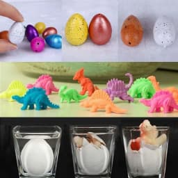 10/20/60pcs Mini Hatching Dinosaur Egg Toy Colorful Cracked Eggs Children Funny Toys Festival Party Favors Gifts for Kids TMZ