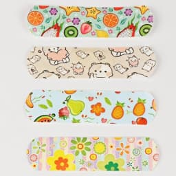 100Pcs Cute Cartoon Animal Waterproof Adhesive Bandages for Kids, Flexible Breathable Daily Use Minor Scrapes Cover Strips