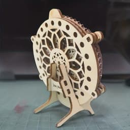 3D Wooden Puzzle Perpetual Calendar Mechanical Gears Toy Building Set Brain Teaser Games Engineering Toys Model Kits Handmade