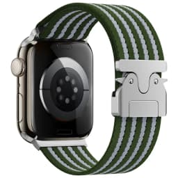 Braided Nylon Bracelet for Apple Watch Series 10 46mm Ultra 2/1 49mm Soft Elastic Strap for iWatch 9 8 7 45mm 6 5 4 SE 44mm Band
